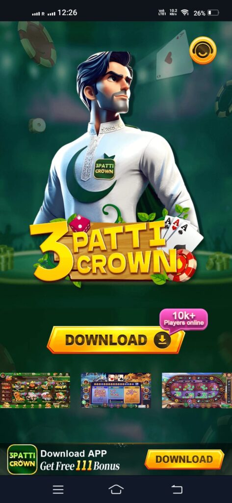 3 Patti Crown Game APK Download the latest version for Android