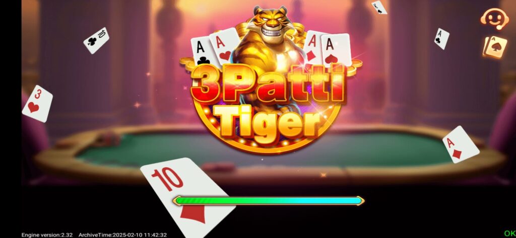 3 Patti Tiger Game APK New Online Casino APP 2025