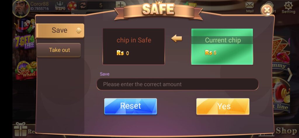 3 Patti Vegas APK integrates safe chip systems where players can confidently shop, sell, and withdraw coins